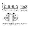 Zig Zag Canoe Kayak Cleat