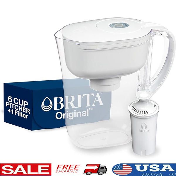 Water Filter SmartLight Change Indicator BPA-Free 1 Filter Reduces Chlorine