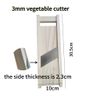 Delicate frame, 3mm thick and fine wire, multi-function grater, suitable for potatoes, carrots, etc. A kitchen grater