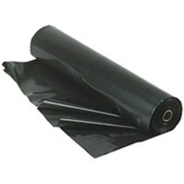 Elixir Gardens ® BLACK POLYTHENE SHEETING PLASTIC COVERS 1m x 20m 500G