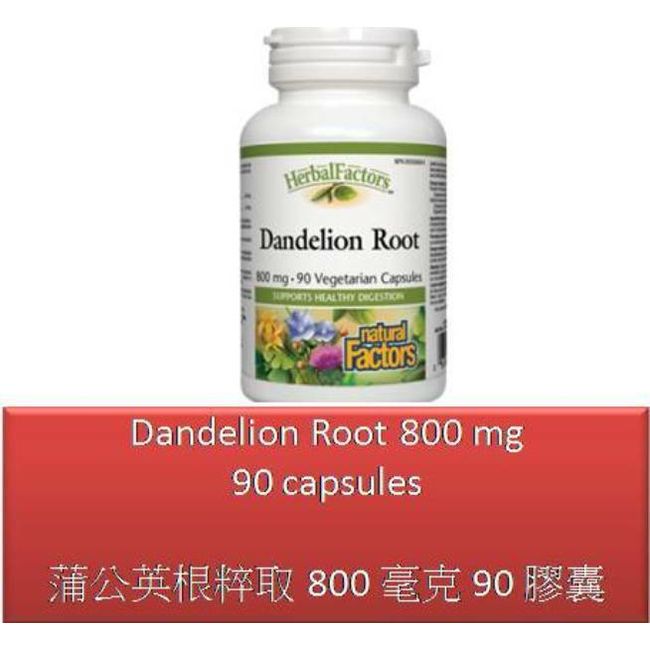 90 V Dandelion Root 800 mg - Natural Factors