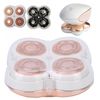 Hair Remover Replacement Head, Rose Gold Plated Replacement Head Convenient Installation Electric Hair Remover Head 360‑degree Floating Blade for Home Use