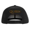Rock Off Queen Unisex Baseball Cap. Gold Classic Crest
