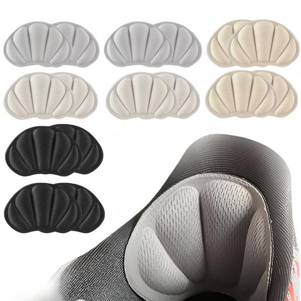 16 Pcs Heel Cushion Pads Women Heel Cushion Grips Self Adhesive Inserts Heel Protectors Heel Care Protectors or Shoes Too Big