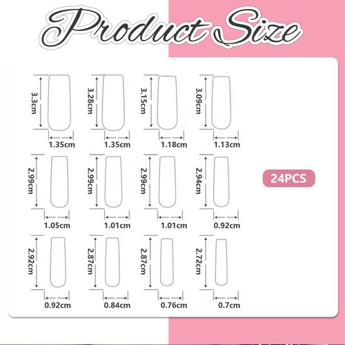 Mrltau 24 pezzi Press on Nails Almond, unghie finte nere da incollare, unghie in gel da incollare, per unghie da incollare, stick on unghie, unghie