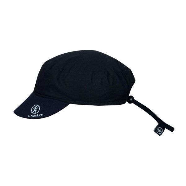 Chaskee Reversible Cap Microfibre Plain, black