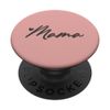 Gray Rose Heart Mama PopSockets Standard PopGrip