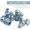 80 PCS Hydraulic Zerk Grease Fitting Assortment Kit SAE Standard Including Strai