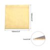 uxcell Brass Sheet, Metal Sheets Plates 3.9" Length x 3.9" Width x 0.04" Thickness 2pcs