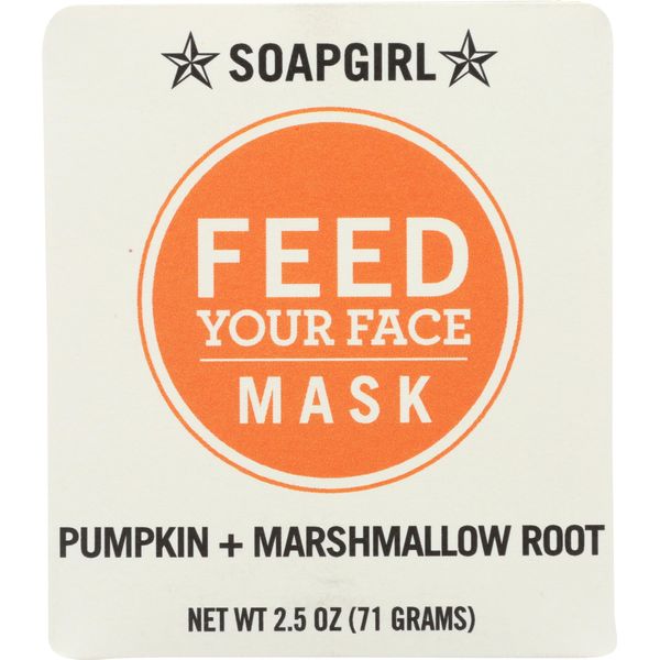 SOAPGIRL Pumpkin Marshmallw Root Mask, 2.5 OZ