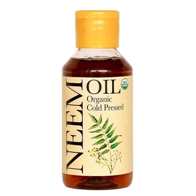 Daana Organic Neem Oil for SKIN and HAIR: Extra Virgin, Cold Pressed (120 ml)