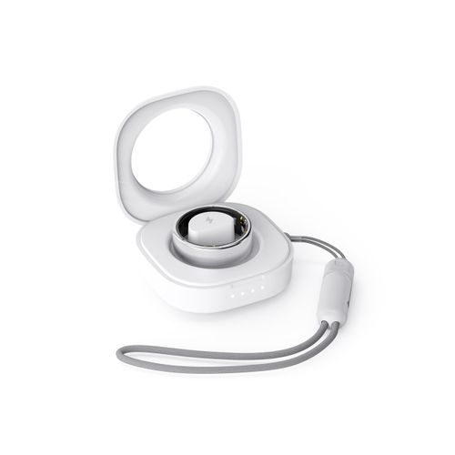 Smart Ring with Charge Box for Women Men Health Ring Sleep Heart Rate Blood Pressure Oxygen Tracking Step Counting Family Care Long Battery Life IP68 Compatible with iOS Android (Silver, 14)