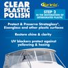 STAR BRITE Clear Plastic Polish & Protectant - Step 2 (087308), 8-Ounce