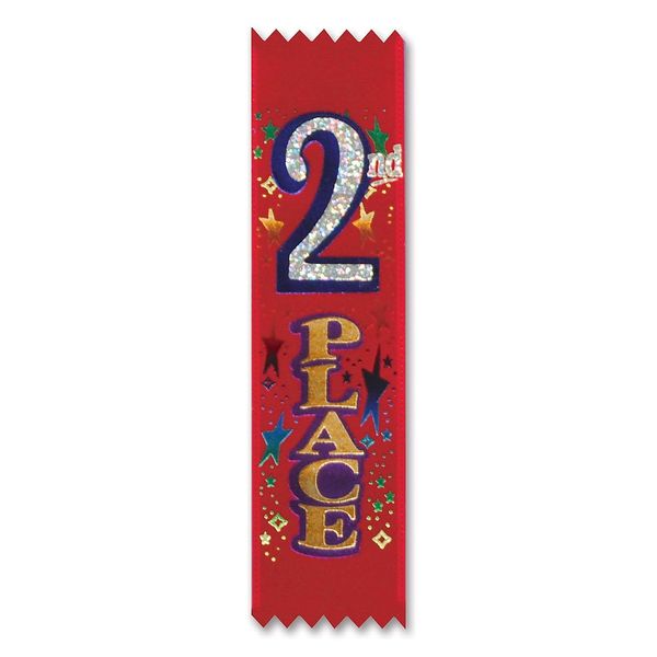 Beistle 2ND Place Value Pack Ribbons