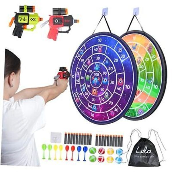 *New* Lula Brands Dart Board for Kids: Dinosaurs & Space Monsters Target,