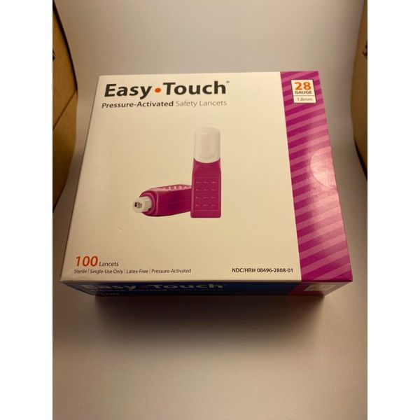 EASY TOUCH 28 GAUGE SAFETY LANCETS EXP 11/4/24 SEALED