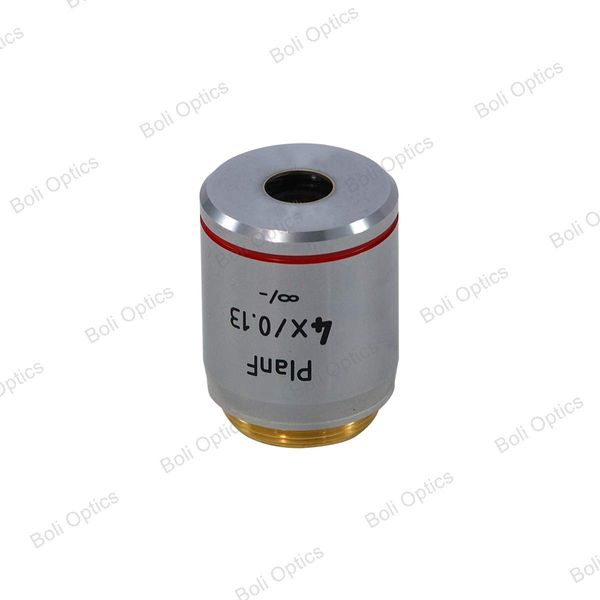 BoliOptics 4X Infinity-Corrected Plan Fluor Apochromatic Microscope Objective Lens Working Distance 16.3mm FM13013231