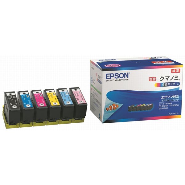 Genuine Epson Clownfish KUI-6CL-L Ink Cartridge, 6 Color Pack, Extra