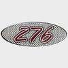 Chaparral 276 SSX Boat Raised Emblem Decal Sticker