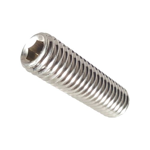 5/16-24 x 1-1/2" Socket Set Screws, Full Thread, Allen Socket Drive, Stainless Steel 18-8, Bright Finish, Cup Point, Quantity 10 Pieces by Fastenere