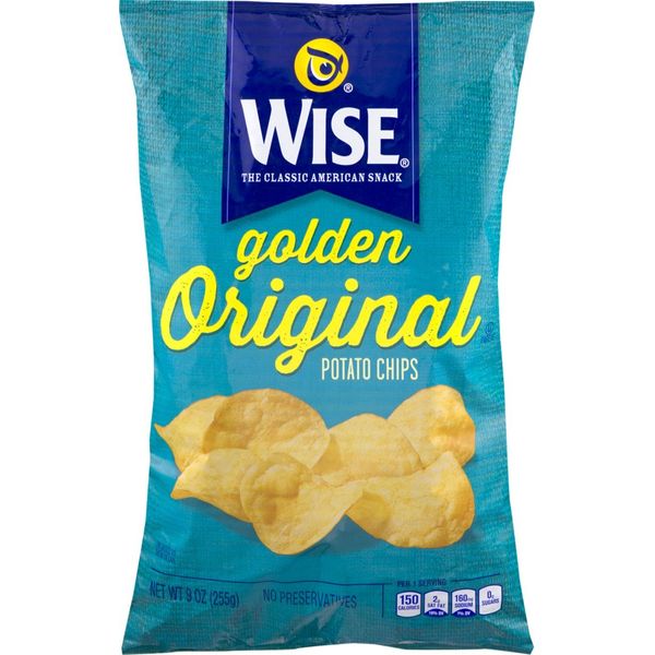 Wise Foods Golden Original Potato Chips, 3-Pack Bags