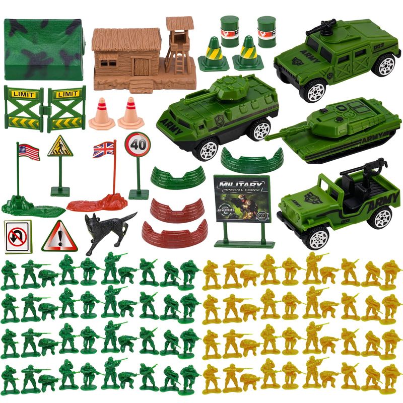 Auntyfey Army Men Playset With Army Men Action Figures Army Men