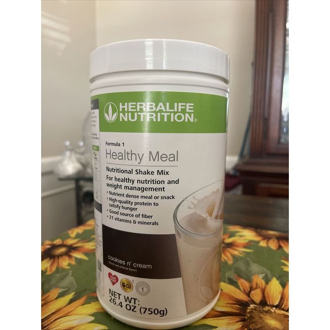 Herbalife Formula 1 Healthy Meal Nutritional Shake Mix: Cookies 'n Cream  750 g