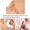 JLEivvi 3 Pairs Replacement Eyelids Realistic Removable Eyelids for Mannequin Head Eyelash Training Practice Makeup Extension