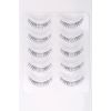 KEYIZONE FW17 Handmade Transparent Shaft 5 Pairs, Middle Type, Premium Synthetic Fiber Hair, Emphasizes Your Eyes, Gets Out Instantly, Cute Like a Doll, Popular Fluffy