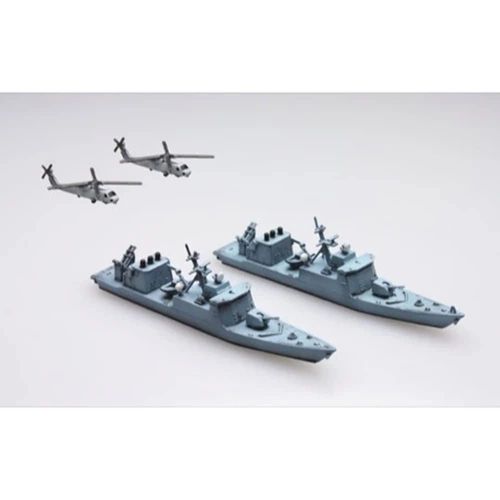 青島文化教材社 1/700 ウォーターラインシリーズ 海上自衛隊 ミサイル艇 わかたか くまたか プラモデル 017