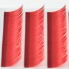 Air Sable Flat Vivid Tone Red 4 Lines J Curl0.15mmÃ—10mm