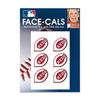MLB Cincinnati Reds Face Tattoos, Team Colors, One Size