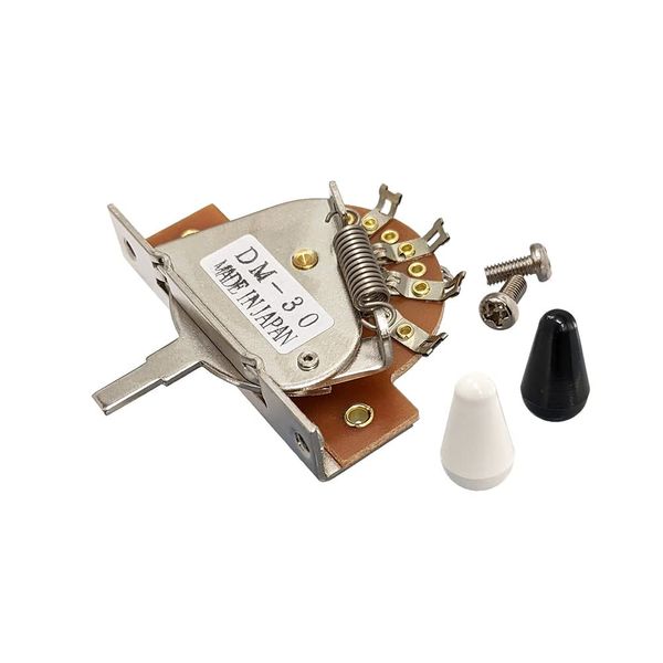 YJB PARTS Domestic Lever Switch DM-30 with 2 Knobs (Open Type 3-Way)