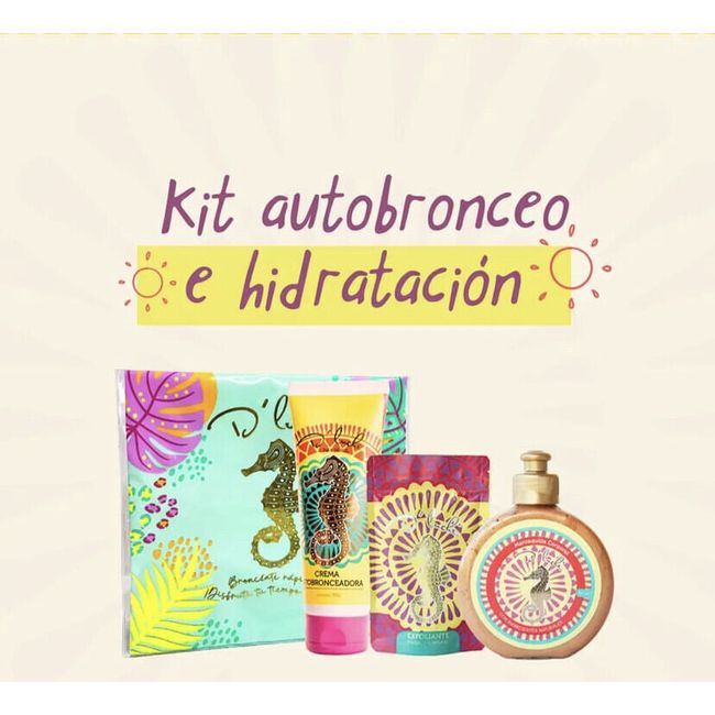 D' Luchi Kit Autobronceo e Hidratación