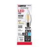 Satco 6Pk 4w CA10 LED 3000K Medium Base Dimmable - 40w equiv