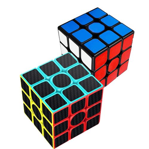 Magic Cube, Set of 2 (3x3, 3x3), Magic, Official WCA International Competition Standard, 3D Puzzle, Brain Training, Birthday for Children