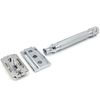 Parker Safety Razor, 91R Double Edge Safety Razor – Three-Piece Heavyweight Safety Razor with Brass Frame & Chrome Plated Knurled Handle –5 Premium Parker Platinum Double Edge Razor Blades Included