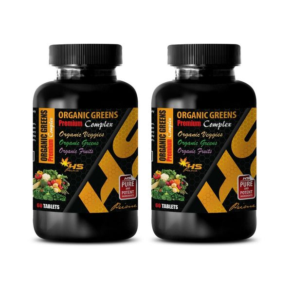 detox apple - ORGANIC GREENS COMPLEX - asparagus extract capsules organic 2 BOTT