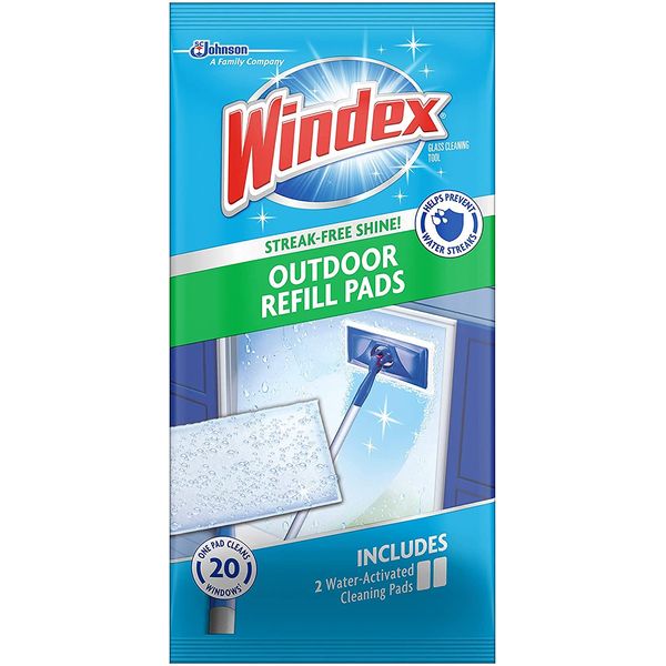 Windex Outdoor Refill Pads 2 Count (2 Count (Pack of 1))