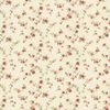 MyTinyWorld Dolls House Miniature Small Trailing Red Rose Wallpaper