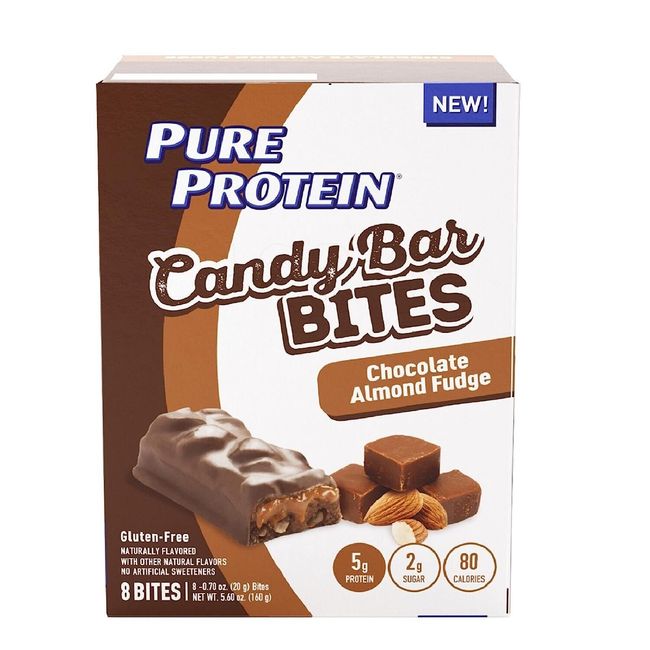 Pure Protein Candy Bites - Chocolate Almond Fudge, (100) Bites (08-23)