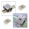 Rail Mounting Clip Practical DIN Rail Mounting Rack Sturdy Mounting Rail Clamp for Single Phase Solid State Relay