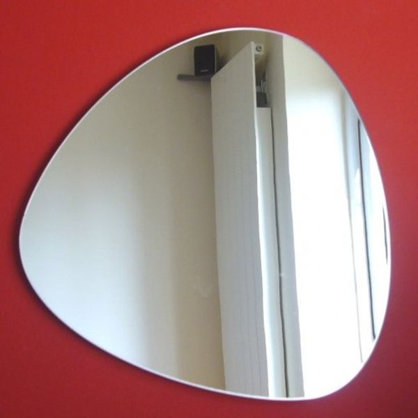 Super Cool Creations Pebble Acrylic Mirrors - Triangular Pebble - 40cm x 39cm