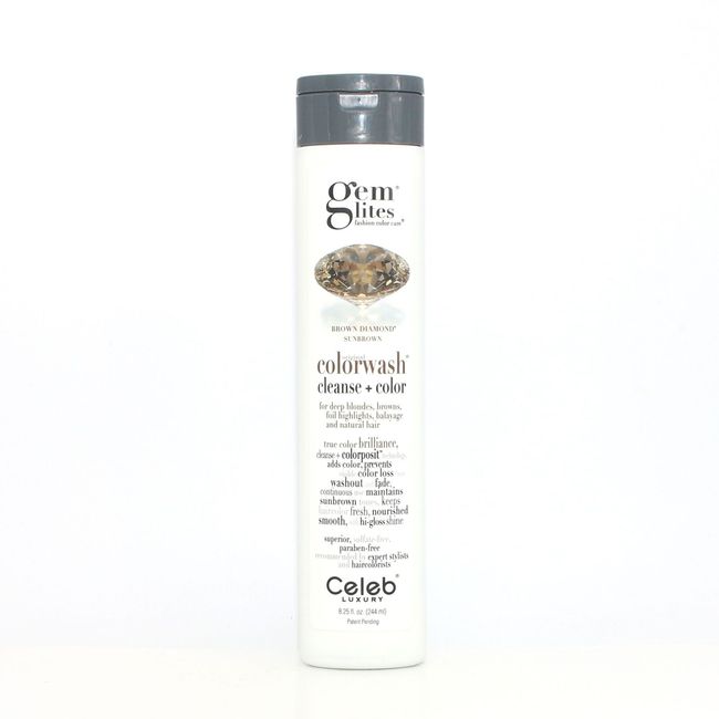 CELEB LUXURY Gem Lites Brown Diamond Sunbrown Wash 8.25 oz