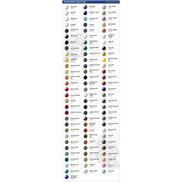 Any 12 Revell Enamel Model Paints - 12 Tins of Revell Paint for Scale Modelling and 13g Tube of Contacta Glue - You Choose The Colours