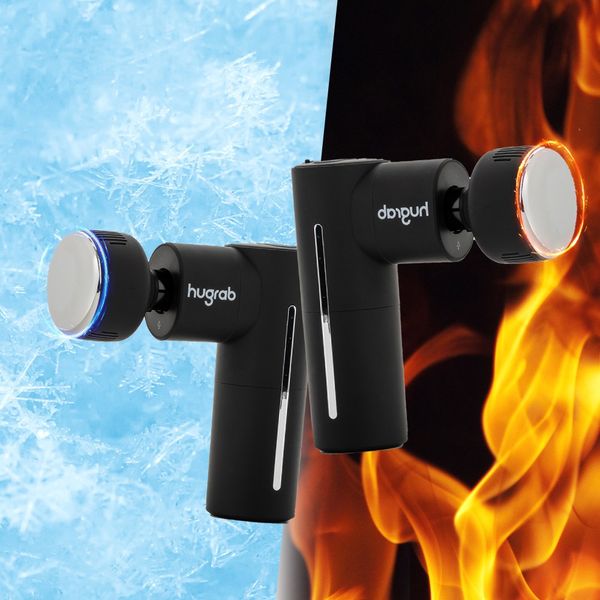 Hugh Grab cold and hot massage gun (dedicated bag + hot and cold head + 4 types of heads), hot and cold massage gun