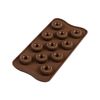 silikomart Silicone Mould Choco Crown, Brown, 22.149.77.0065