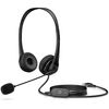 HP Stereo Headset G2 (USB Type A) | 1.8 m Cable Length | 95 g | Black