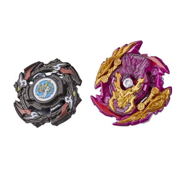 Beyblade Burst Surge Dual Collection Pack Hypersphere Zone Balkesh B5 and Slingshock Wraith Driger F Battling Game Top Toys