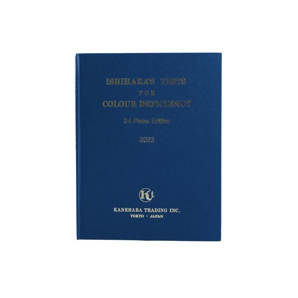 Ishihara Colour Vision Test Book with 24 Boards, User Guide, Colour Blindness Test